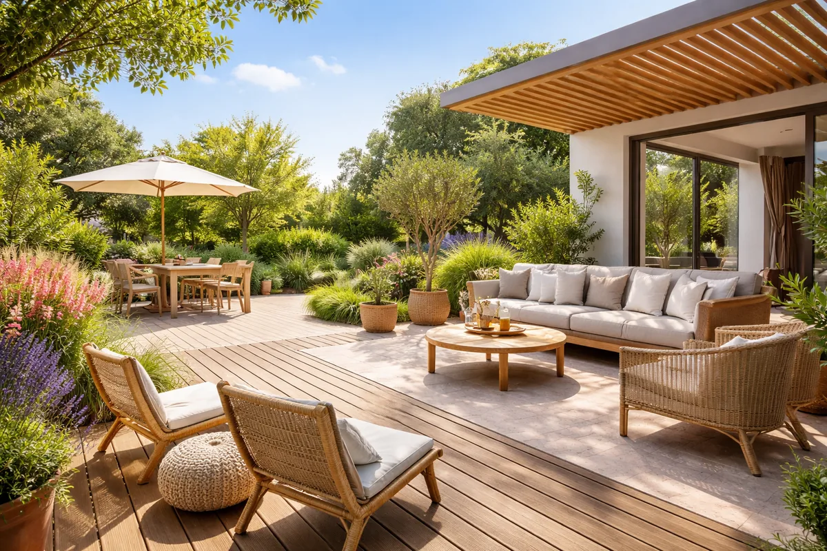 Quel type de terrasse choisir pour un espace extérieur ensoleillé