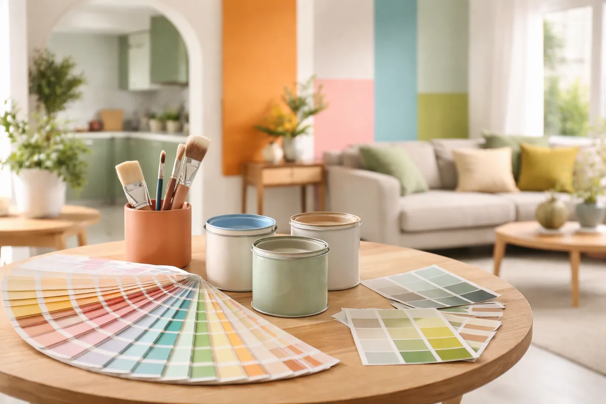 Comment choisir les couleurs de peinture pour chaque pièce de la maison