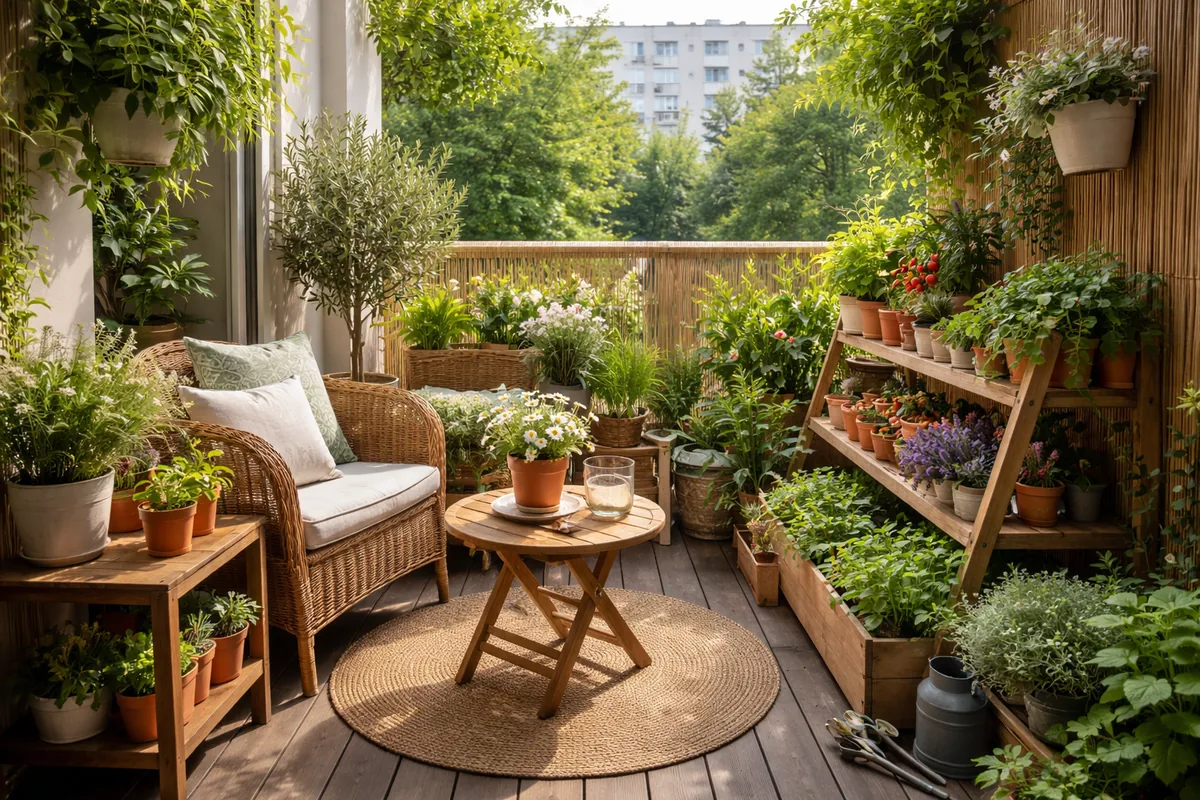 Guide complet pour aménager un jardin sur un petit balcon