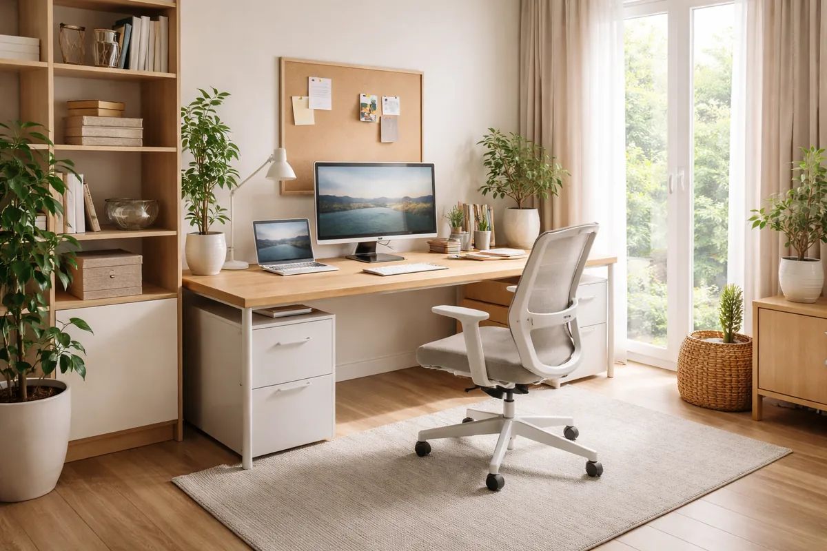 Comment aménager un bureau à domicile ergonomique et fonctionnel